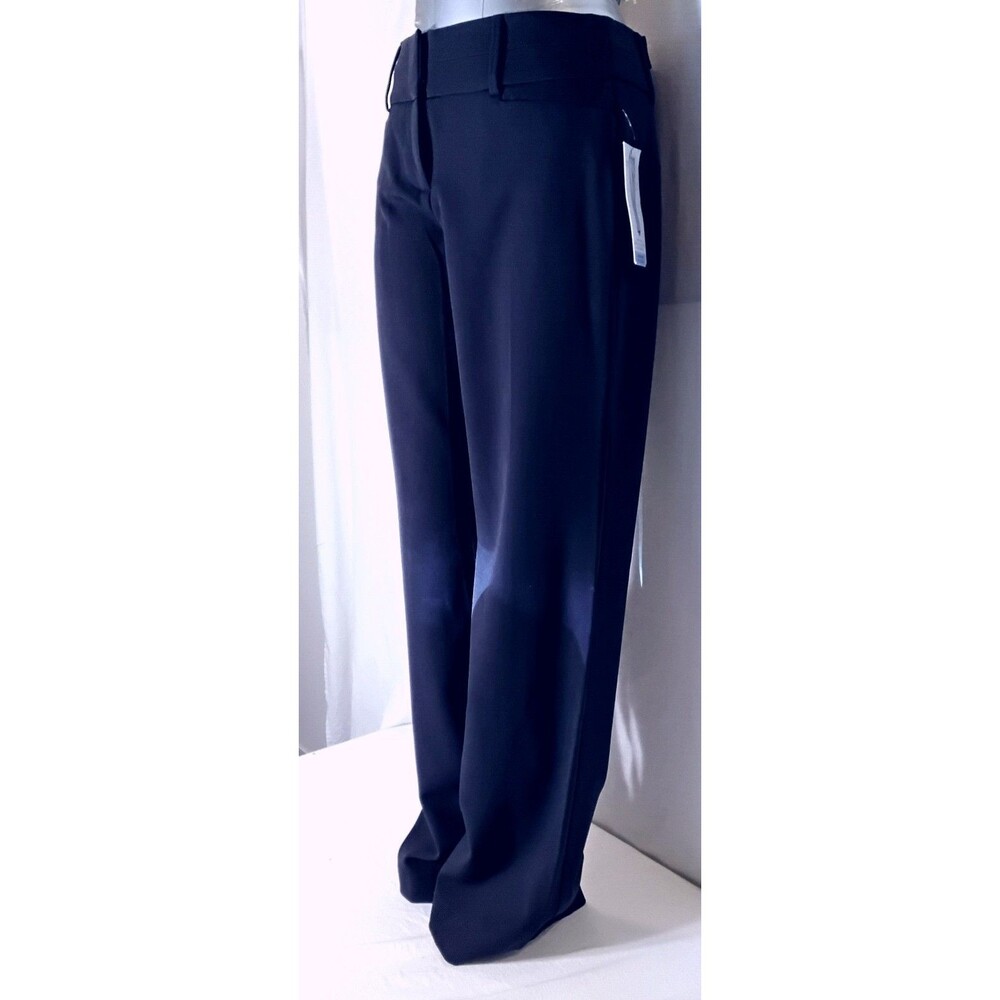 Apt. 9 Modern Essentials Women's Blue Mid Rise Modern Fit Tousers Size 2 New